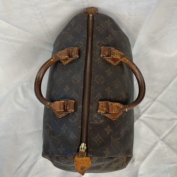 Louis Vuitton Monogram Speedy 30 Handbag Classic Designer Timeless Luxury - Picture 6 of 17